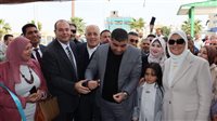 رئيس جهاز مدينة الشيخ زايد ووكيل "تموين الجيزة" يفتتحان معرض أهلا رمضان بالمدينة